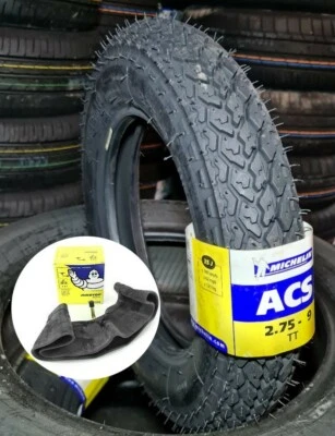 Pneumatico Scooter 2.75-9 35J Michelin ACS M/C + camera d'aria, per Vespa - Immagine 1 di 2