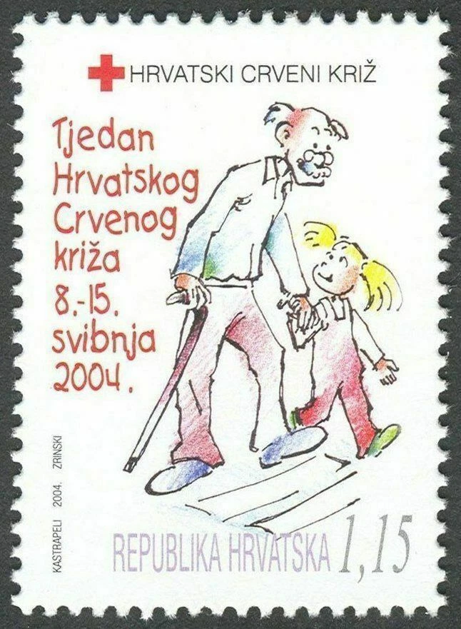 Croatia 2004, Compulsory Charity Tax Stamp (#94) Red Cross - Image 1 of 1