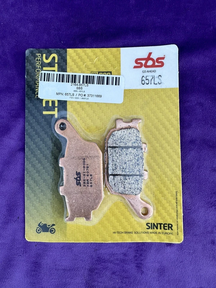 Pastillas de freno sinterizadas SBS para Street 657LS Foto 1 de 1