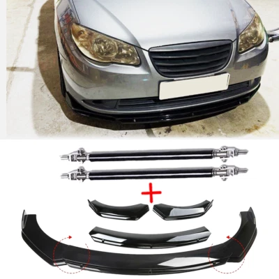 Front Bumper Lip Part Accessories Splitter Spoiler For Hyundai Elantra Sedan Foto 1 de 4