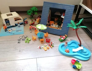 *PLAYMOBIL* Urlaub im Ferienhaus mit Möbeln 3230 Wohnwagen 7503 Pool 6673 - Bild 1 von 18