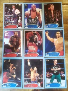 Blue Parallel 9 Card Lot. WWE Topps 2012 - Picture 1 of 3