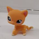 2006 Authentic Littlest Pet Shop (Lps) #855 | Yellow Cat Short Hair Hungry Eyes