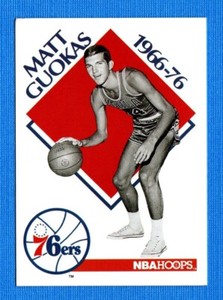 1990-91 NBA Hoops #352 Matt Guokas CO 76ers