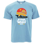 T-shirt Star Wars retro tatuaż X-34 speeder / zachód słońca skywalker, nieoficjalny nowy