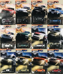 Matchbox Ford Mustang Complete Set Of 12 (cracked Blister Or Bend Card) - Bild 1 von 10