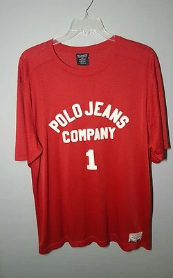 Camisa Jersey Vintage Ralph Lauren Polo Jeans Company 2XL Hip Hop Foto 1 de 4