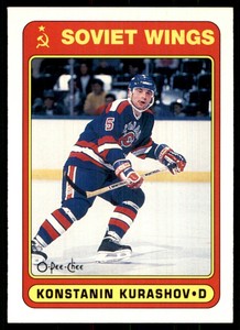 1990-91 O-Pee-Chee Konstantin Kurashov Rookie Soviet Wings #469