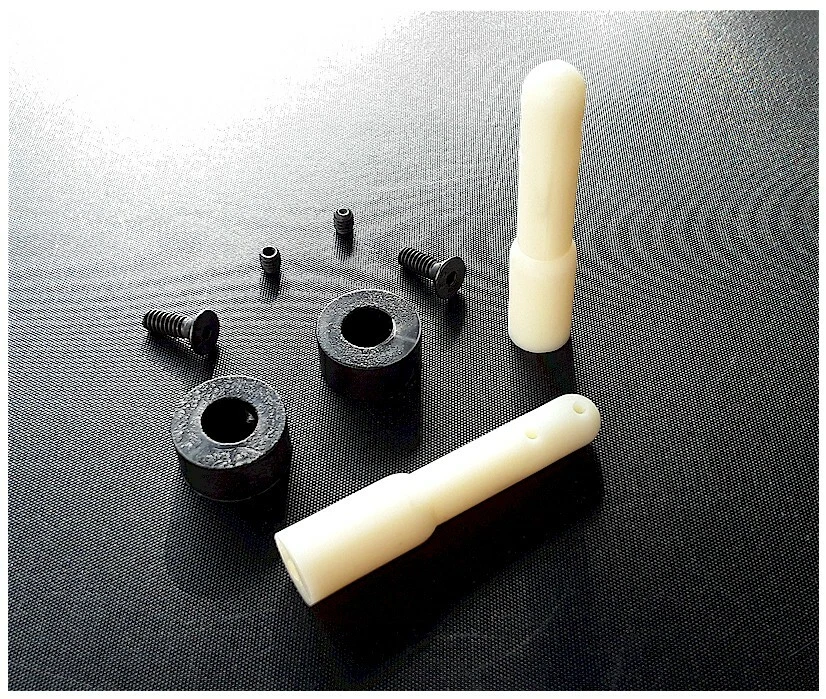 RC Car Truck Buggy Truggy 1/10 Duratrax Body Post Mount White 1.5" (38mm)(2) NEW - Image 1 of 1