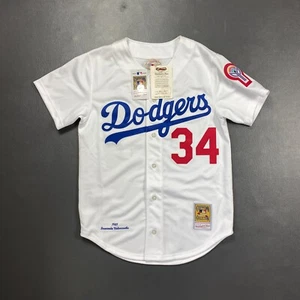 100% Authentic Fernando Valenzuela Mitchell & Ness 1981 Dodgers Jersey Size 36 S - Picture 1 of 7