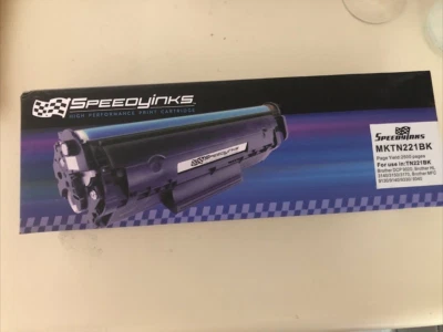 SpeedyInks High Performance Print Cartridge MKTN221BK Black New Sealed - Image 1 of 4