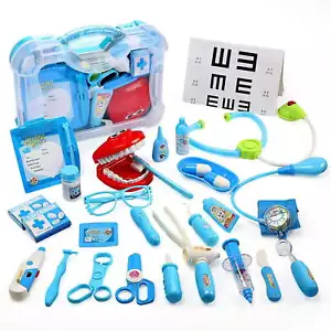 30PCS Doctor Playset Kid Pretend Play Dentist Doctor Kit Educational Toy Playset - Picture 1 of 11