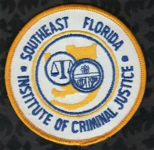 Istituto di Giustizia Penale Sud-Est Florida Spalla Patch Bordo Giallo - Foto 1 di 2