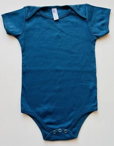 American Apparel Sustainable Edition Galaxy Blue Ribbed One Piece Sz 18M-24M - Picture 1 of 2