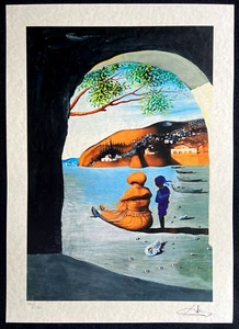 Salvador Dalì Lithograph COA Original Signed Numbered by Hand Dali - Picture 1 of 13