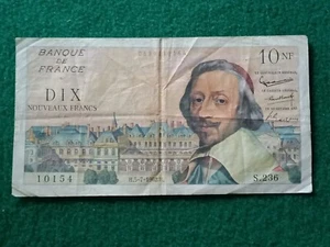 Billet 10 Francs - Richelieu 5-7-1962 Fay 57/20 - TB+ - Imagen 1 de 2