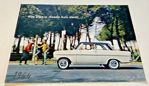 Brochure Publicitaire OPEL Kadett - Langue Allemand - 1964 - Bel Etat - Imagen 1 de 4