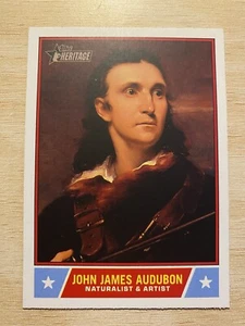 Inserto Topps Heritage Notable Americans 2025 #NS-44 John James Audubon - Imagen 1 de 2
