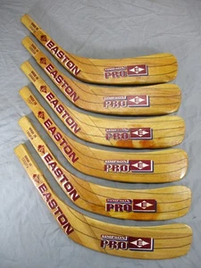 6 Vintage Easton Simpson Pro Hockey Stick Replacement Blades Canada Lot - Picture 1 of 11