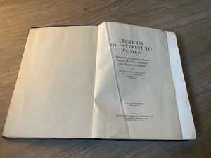Antikes seltenes 1920 Buch Vorträge von Interesse für Frauen, 3. Auflage von Royal/ Mc - Bild 1 von 9