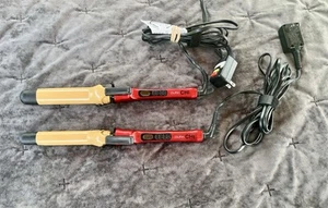 CHI Dura Titanium Infused Marcel Ceramic Curling Irons 1” & 1.25”- Set Of 2 - Picture 1 of 2