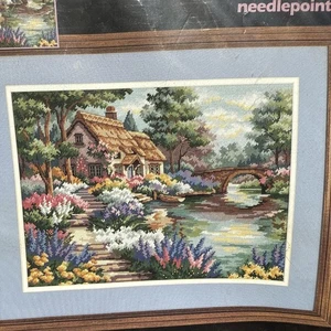 Dimensions Cross Stitch Kit The Gardener's Cottage Erin Dertner #2487 16”x 12” - Picture 1 of 7