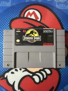 Jurassic Park (Super Nintendo SNES, 1993) Auténtico Probado Solo Cartucho - Imagen 1 de 2