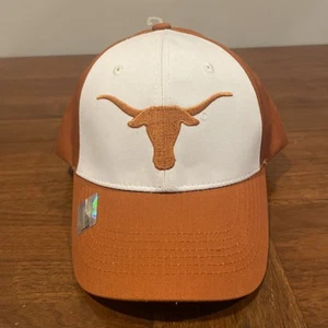 Captivating Headgear Texas Longhorns Adjustable Hat Men's Burnt Orange/white New - Picture 1 of 8