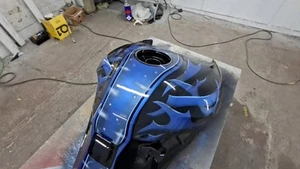 Custom paint triumph tiger 1050 sport fuel tank - Picture 1 of 7