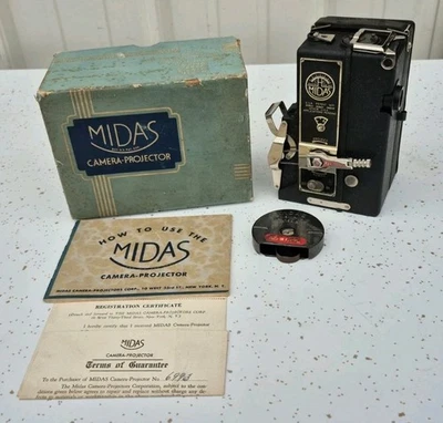 Midas 9mm Movie Camera Cine Projector Taylor Hobson f2.5 in Box - Image 1 of 4