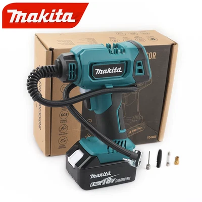 Bomba de aire portátil inflador de neumáticos inalámbrico Makita DYS60 18V (sin batería) Foto 1 de 4