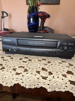 Orion VR313 VCR VHS Tape Player & Recorder Tested  Works NO REMOTE - Image 1 of 4
