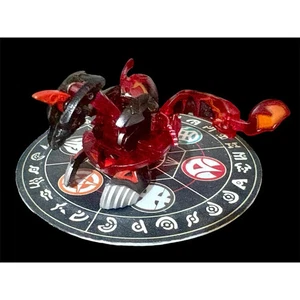 Bakugan Traslucido Pyrus Viper Helios Anime Personalizzato Dipinto - Foto 1 di 1