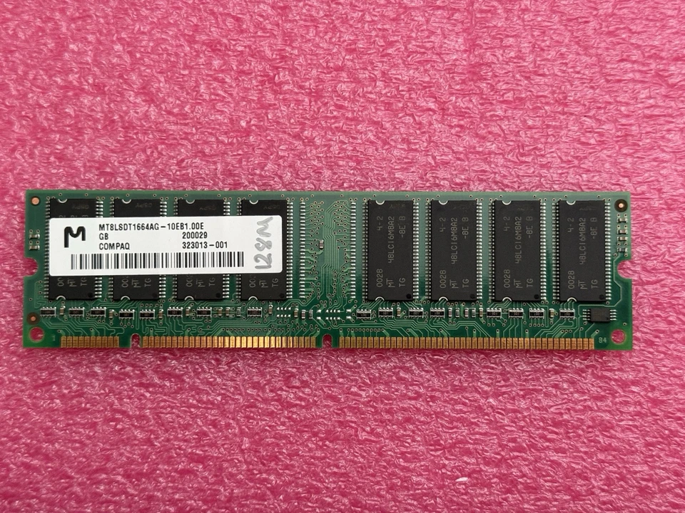 128MB Micron MT8LSDT1664AG PC133 SDRAM DIMM - Image 1 of 1