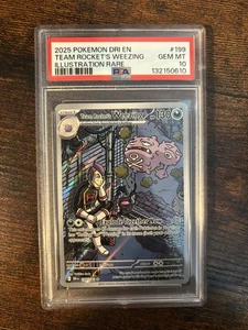 Team Rocket's Weezing 199/182 Sv10: Destined Rivals Holo PSA 10 - Picture 1 of 2