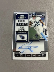 TYJAE SPEARS 2023 PANINI CONTENDERS OPTIC SILVER PRIZM ROOKIE TICKET AUTO RC - Bild 1 von 2