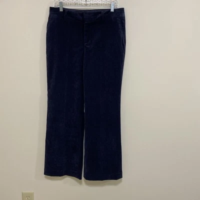 Pantalón Coldwater Creek 12P Pantalón Ajuste Pana Azul Mezcla Poliéster Foto 1 de 4