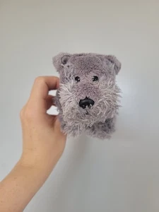 CARTE BLANCHE CUCCIOLO AMICI GRIGIO SIMPATICO CUCCIOLO SCUFFY GIOCATTOLO MORBIDO CHIAMATO HARVEY Schnauzer - Foto 1 di 6