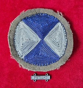 ORIGINAL WW1 US Large Sized IV Corps Shoulder Patch - Nice example! - Picture 1 of 2
