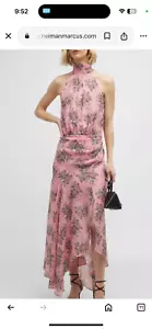 Leia Printed High-Neck Maxi Dress - Picture 1 of 8