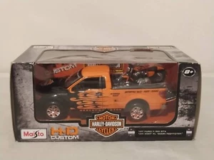 Ford F150 + Harley Davidson - Maisto 1:24 GM Shop - Foto 1 di 5