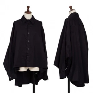 Y's Cotton Twill Washed Back Long Shirt Size 2(K-136380) - Picture 1 of 12