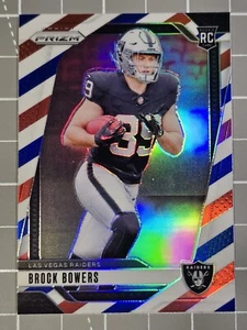 2024 Panini Prizm Red White & Blue Prizm Brock Bowers RC #315 - Bild 1 von 7