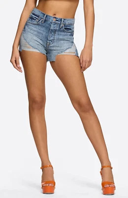 Pantalones cortos de mezclilla Jessica Simpson para mujer Hug Me Distressed talla 6/28 azul $69,50 Foto 1 de 4