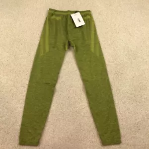 Stio Seamless Tech Tights Mens Large Bullfrog Heather Green New - Picture 1 of 5