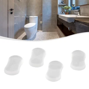 Paraurti Sedile WC Silicone Trasparente Set di 4 Proteggi efficacemente il tuo sedile - Foto 1 di 12