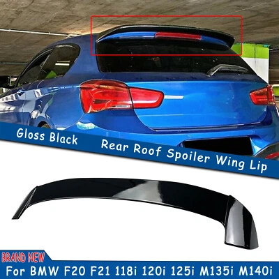 Black Rear Roof Spoiler Wing For BMW F20 120i 110i 115i M135i M140i 2011-2020 - Image 1 of 4