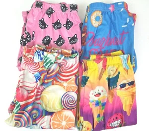 Luouse 85 Leggings Stretch Girls Size 12 13 Donuts Cats Cones Lollipops Lot of 4 - Picture 1 of 10