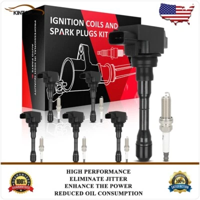 Kit de 6 bobinas de encendido y bujías para INFINITI Q50 2016-2021 Q60 2017-2021 3,0 L Foto 1 de 4