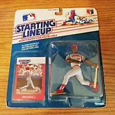 ERIC DAVIS Cincinnati Reds Starting Lineup Figure & Baseball Card New Unopened